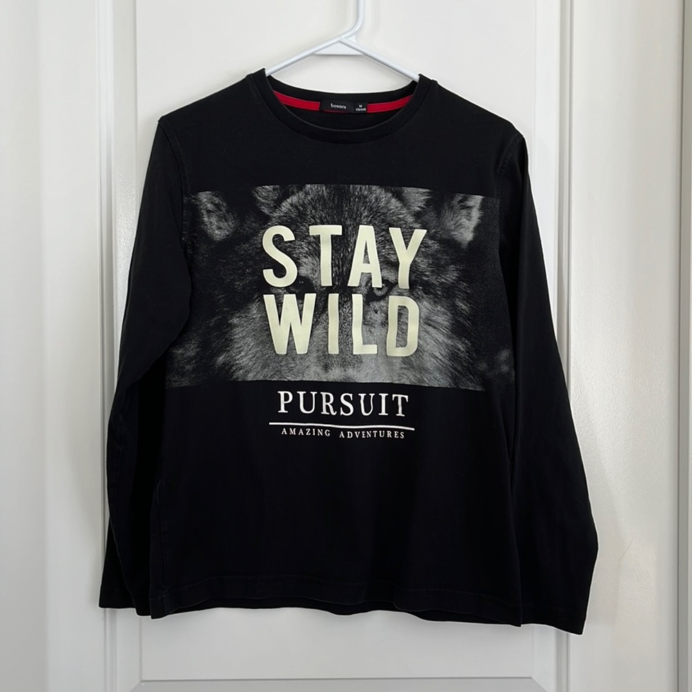 Bossini glow in the dark graphic long sleeve t-shirt size med
